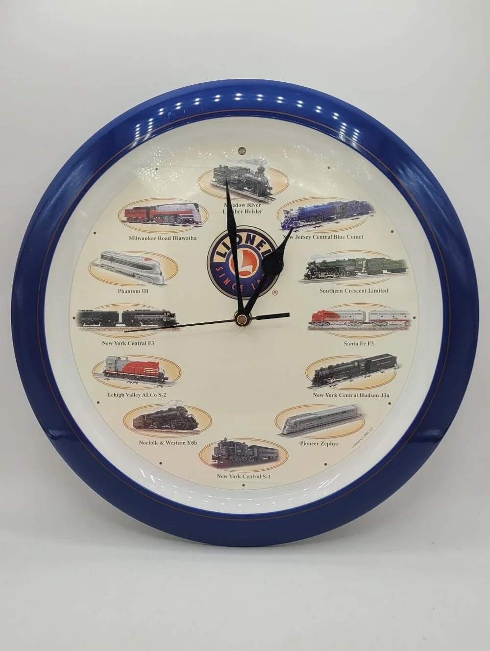 Lionel Vintage  Railroad-Themed Wall Clock with Train Motifs